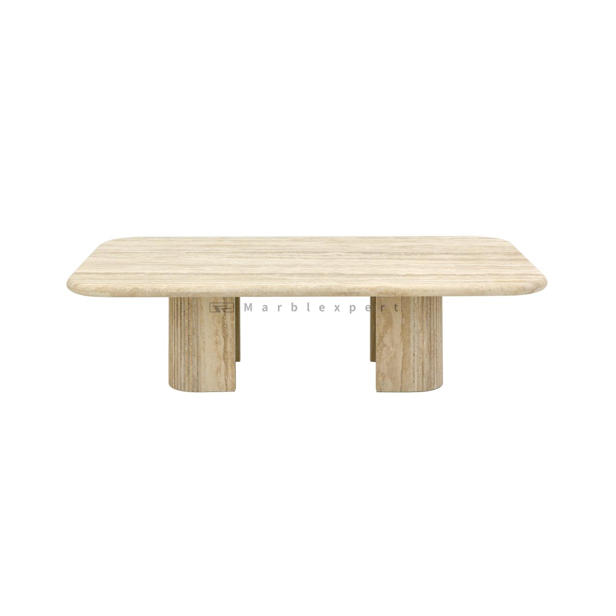 Living Room Furniture Marble Travertine Table