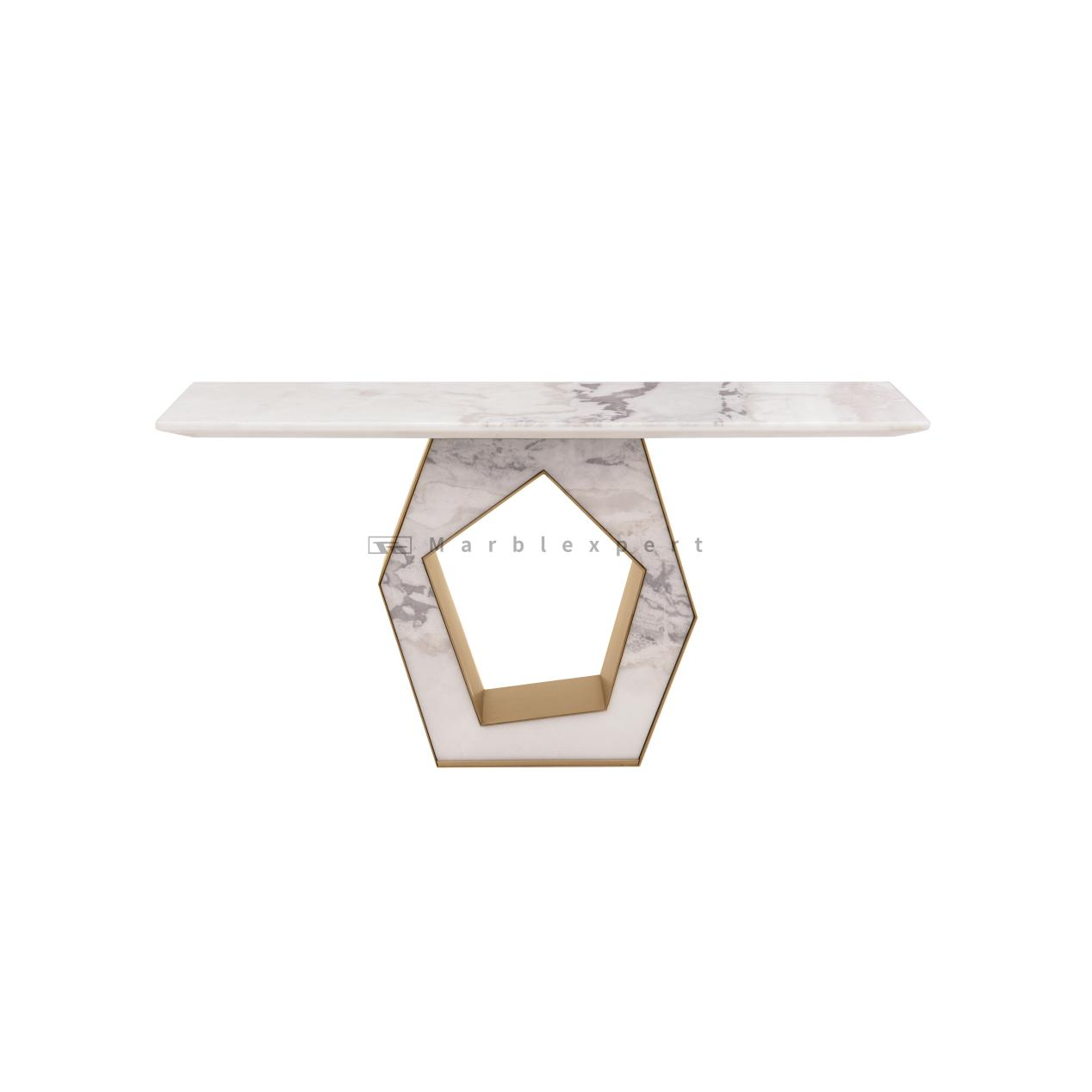 Premium Luxury Natural Marble  Console Table