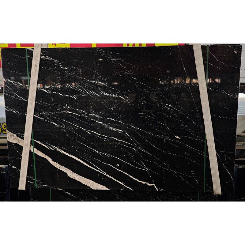 China Black Marquina Marble Slabs | Direct Factory Supply with Better Pricing for Floor, Wall & Stair Applications