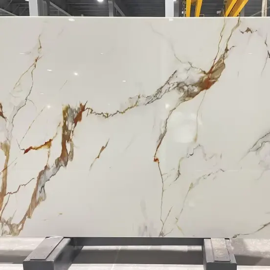 Wholesale Various Nano Crystallized Glass White Artificial Stones for Kitchen Countertop