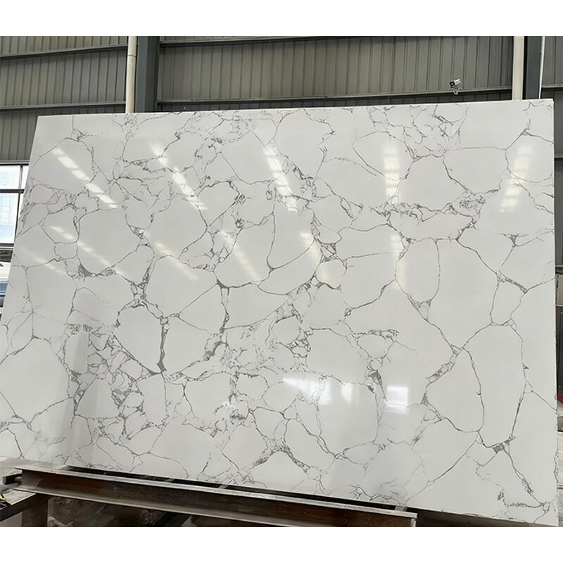 Print Calacatta White Artificial Marble NS-AS0041 270*180*1.8/2CM bathroom countertop, Interior walls, floors, window sills