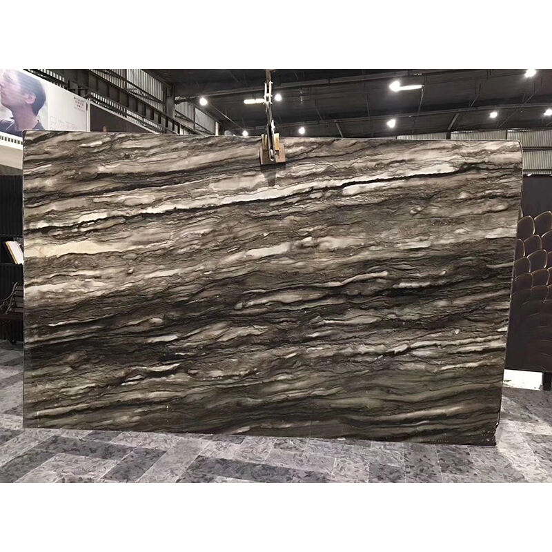 Sequoia Brown Quartzite Slab 240UP*120UP*2CM Modern Design Durable & Water Resistant for Wall Cladding & Countertop