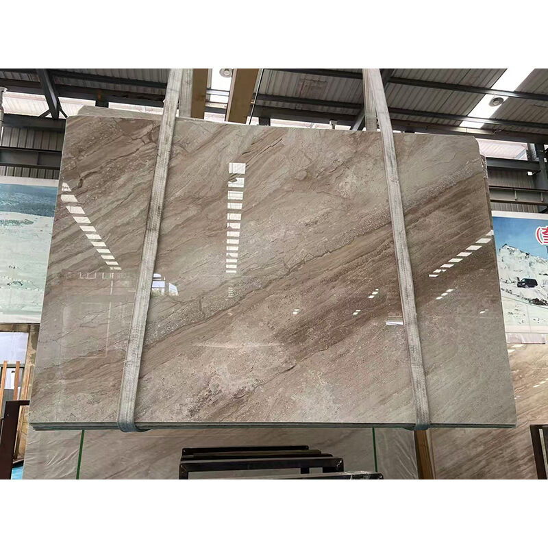 Dino Beige Marble Slabs for High-End Floor, Wall, Stair & Countertop Projects