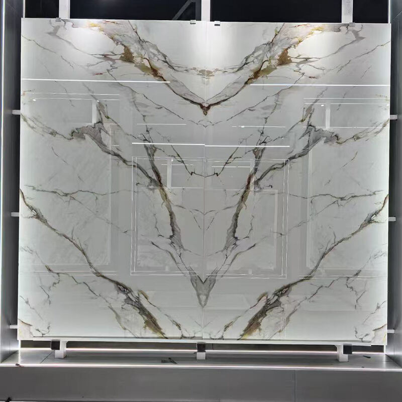 Калаката Голд Нано Стакло NS-NN0001 280*160*1,8CM работна површина за кујна, Остров, подови, позадински ѕид, споменик