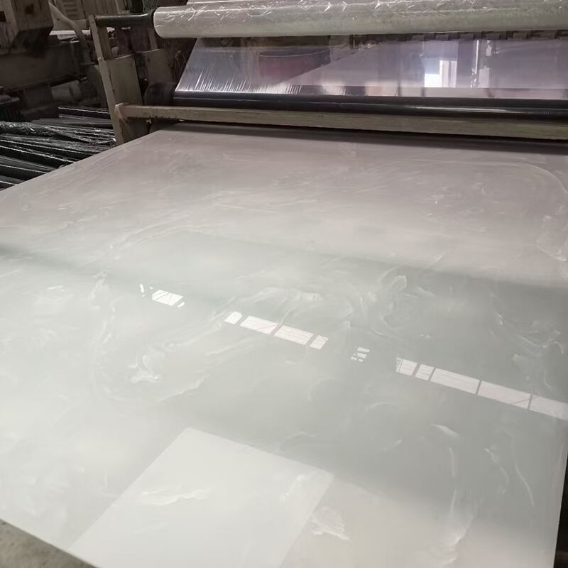 Đá cẩm thạch nhân tạo màu trắng đá tảng băng ngọc 270*180*1.8/2CM làm mặt bàn phòng tắm, tường nội thất, sàn, bệ cửa sổ