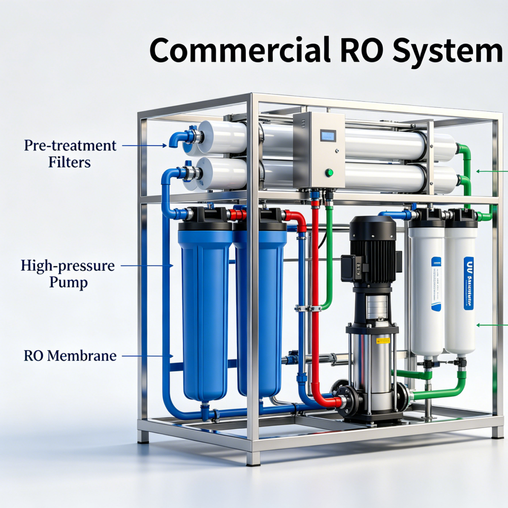 Premium Commercial RO System for Bulk Needs