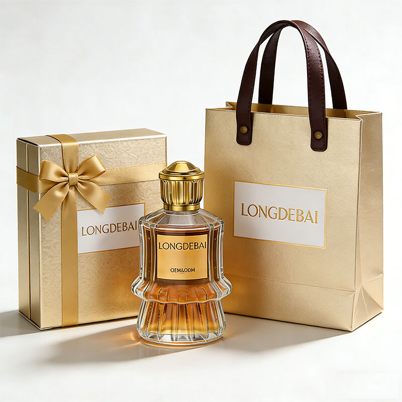 New-mold 100ml Ruffled-skirt Shaped Glass Perfume Bottle with Metal Cap