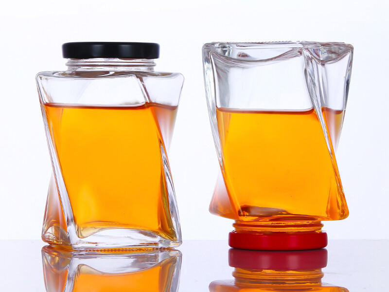 Glass Honey Jar Neck Design