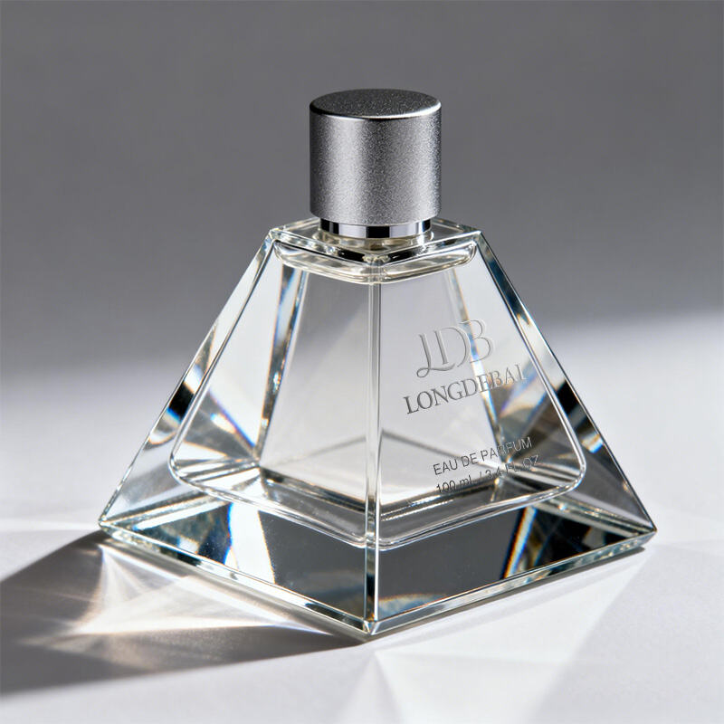 Pyramid Glass Perfume Bottle (30/50/100ml) – ISO 9001 Certified Luxury ...