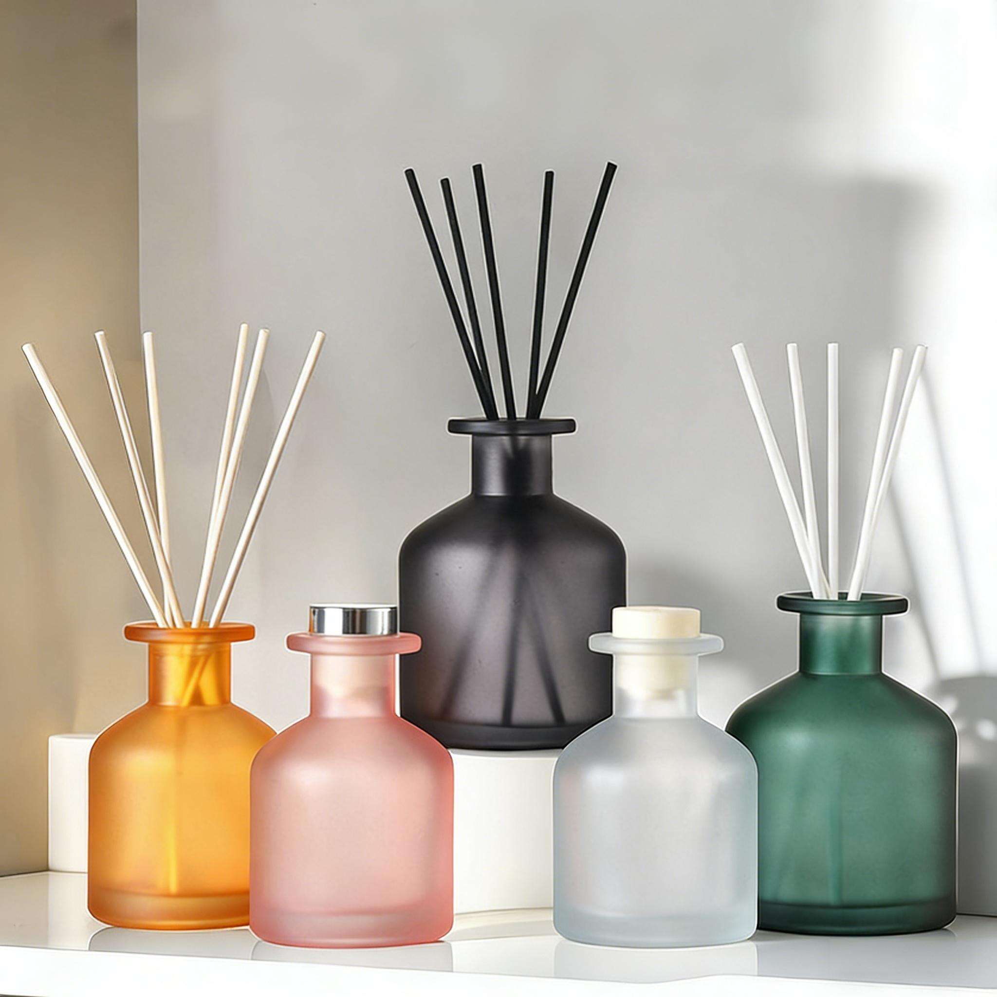 OEM Custom 250 ml Kleurrijke Glazen Aromatherapie Diffuser