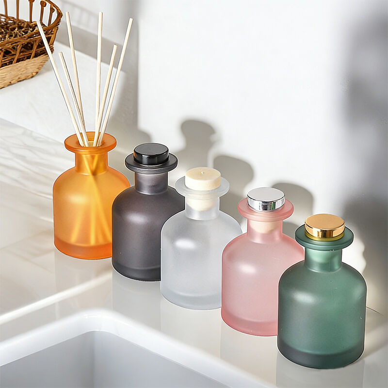 OEM Custom 250ml Colourful Glass Aromatherapy Diffuser manufacture