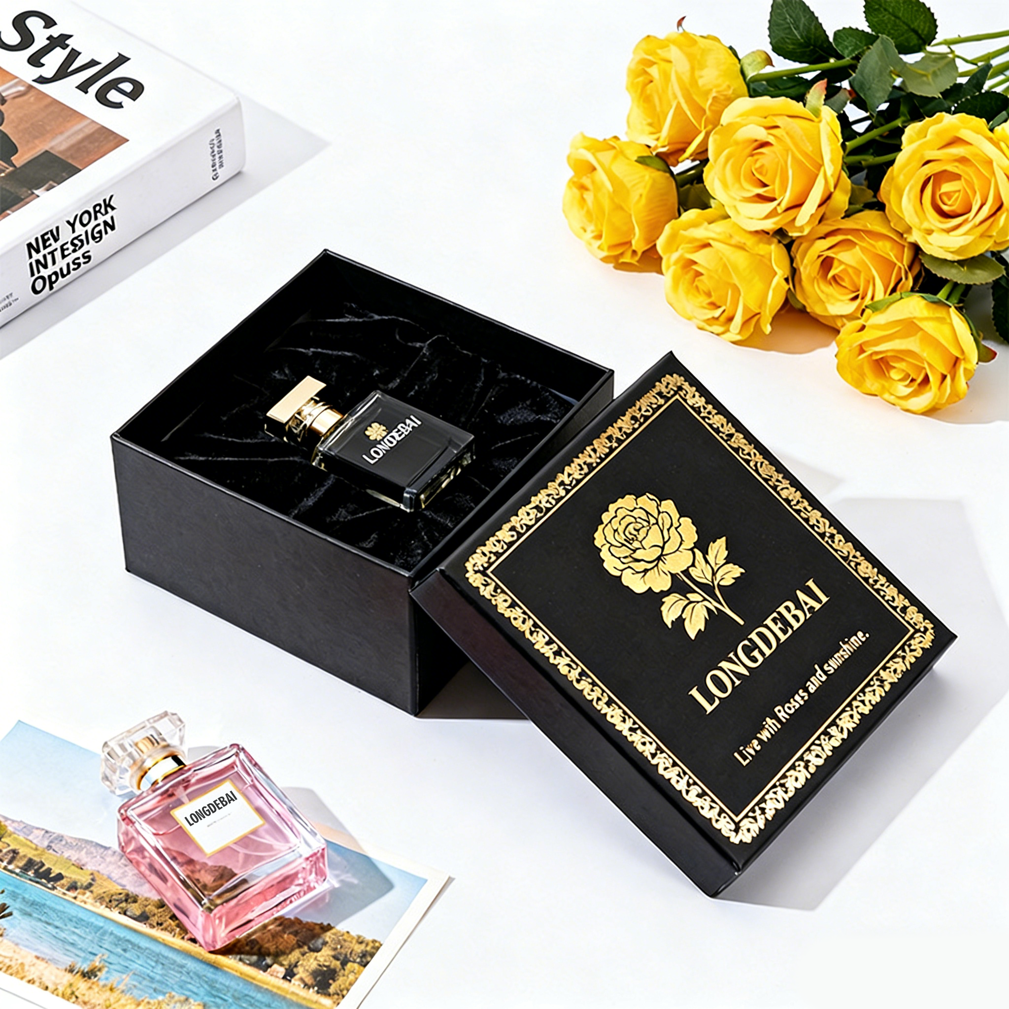 Top and bottom lid box