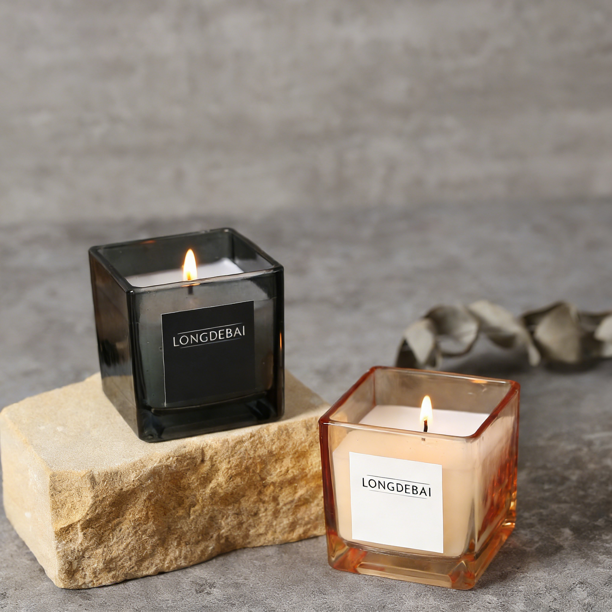 Emelje brandjét OEM üveggyertyatartókkal