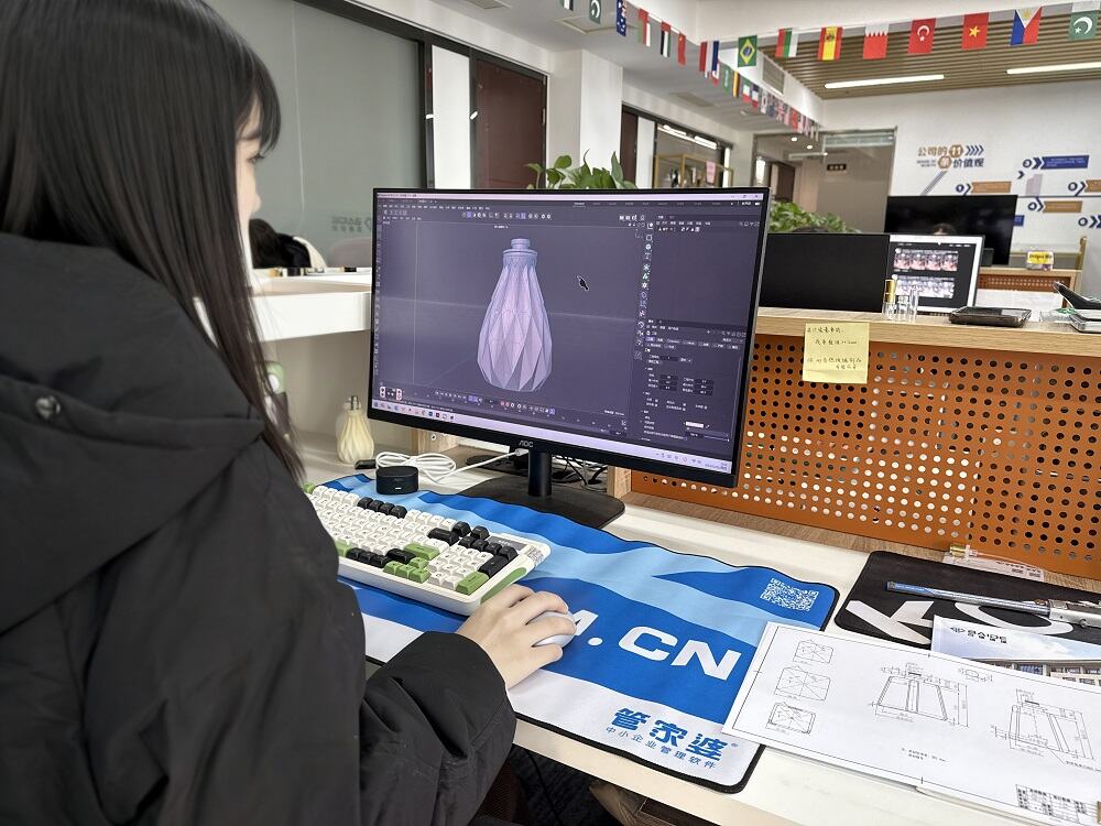 Review the glass bottle drawings.