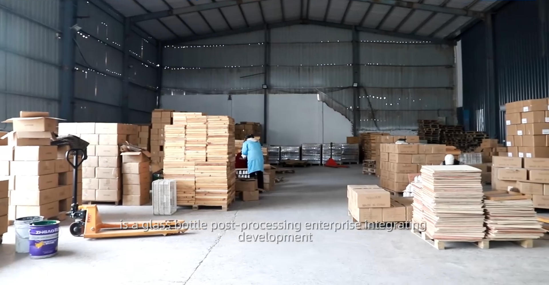 20000 square meters of modern Chinese factory