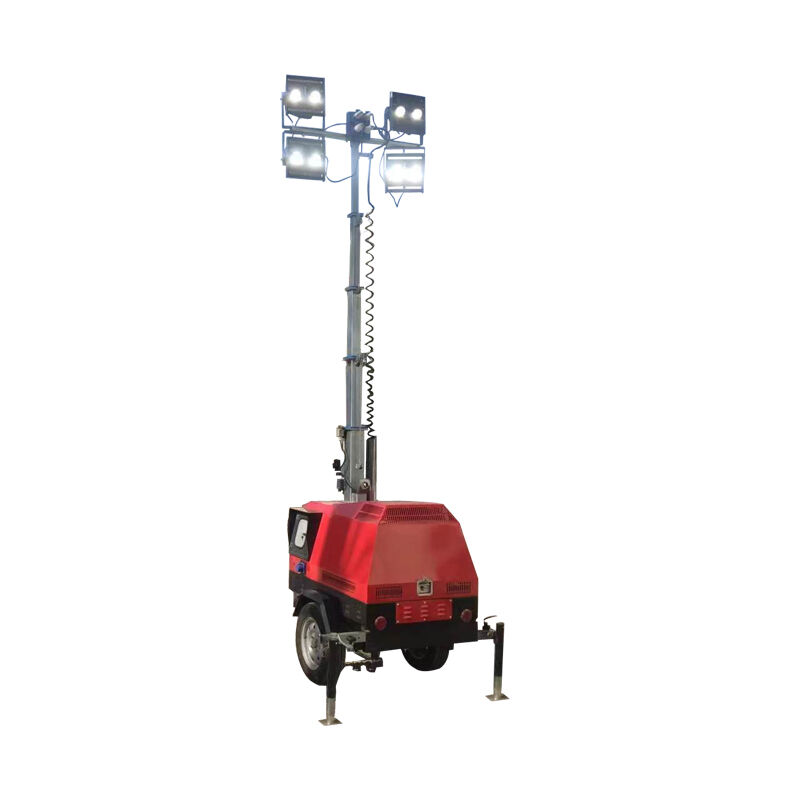 4EVA4000-7m electric lifting light tower