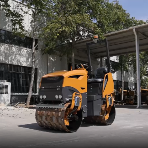 rota viaria cum duplici cylindro pedis ovini 1,2 ton