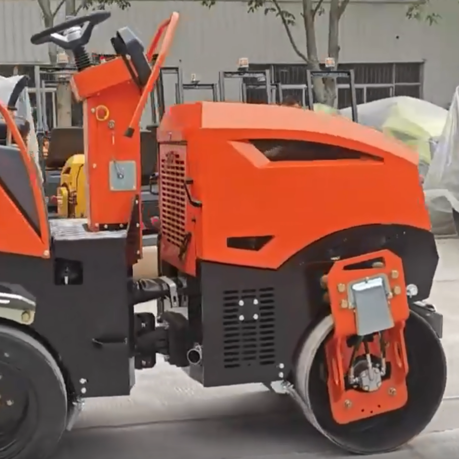 2 tonnu gumijas riepu kombinētais ceļu veltnis