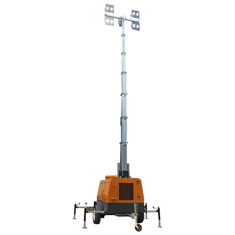 4HVP1600M-9m hydraulic lifting light tower