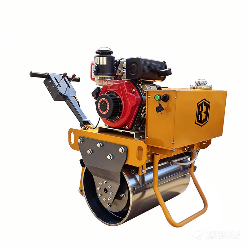 BM30-300kg single drum vibratory roller