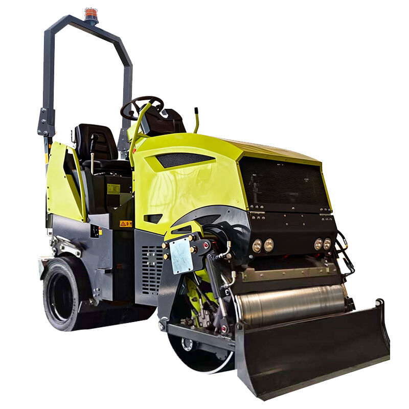 BM2000DB-2ton Rubber Tyre Bulldozer Combination Vibratory Roller