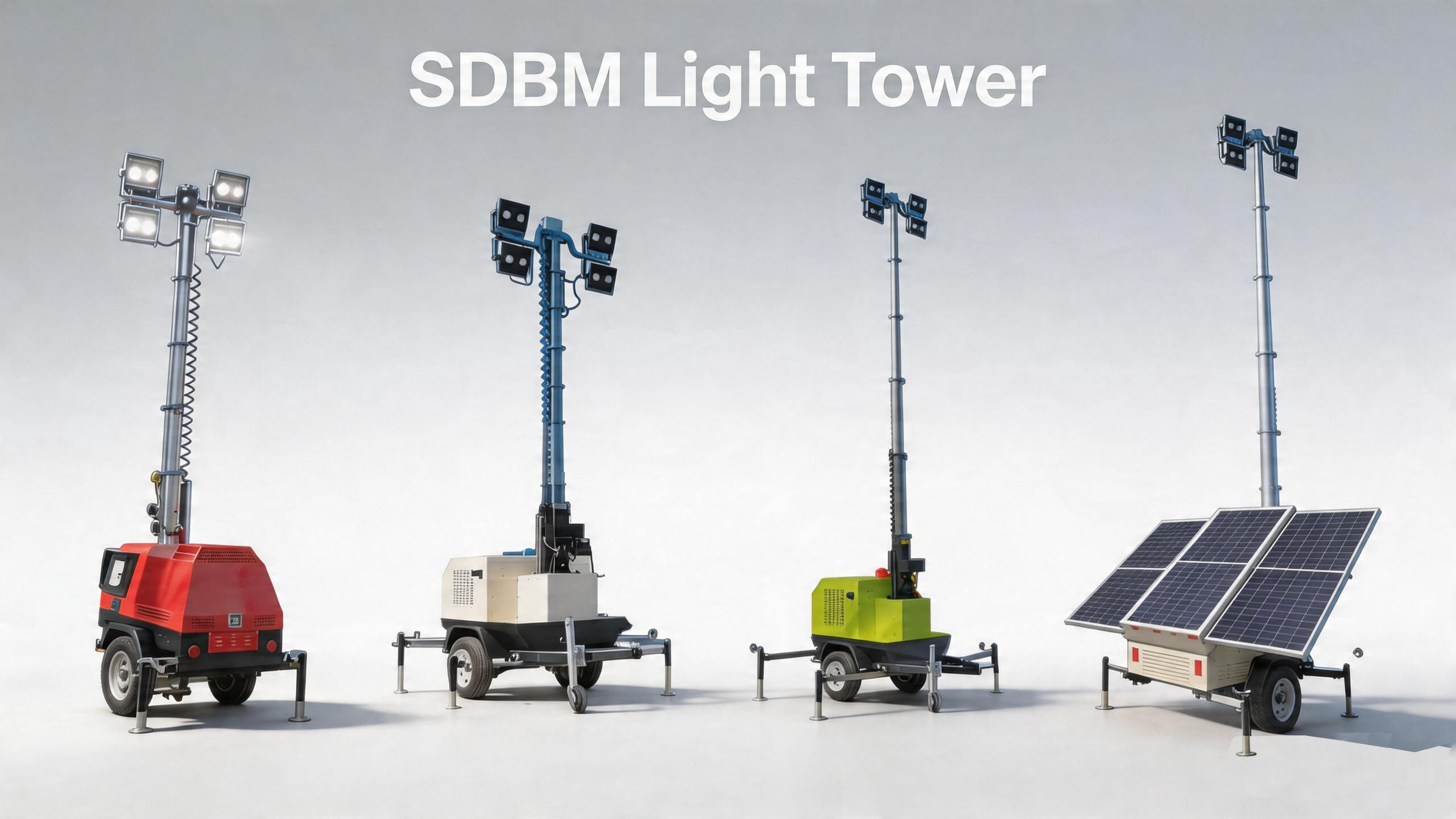 SDBM Light Tower: Applications & Key Features for Construction Lighting
