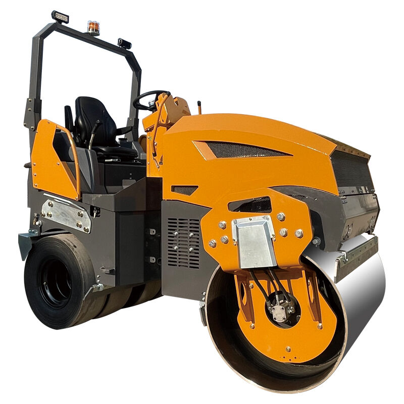 5000D-5 ton Rubber Tyre Combination Vibratory Roller