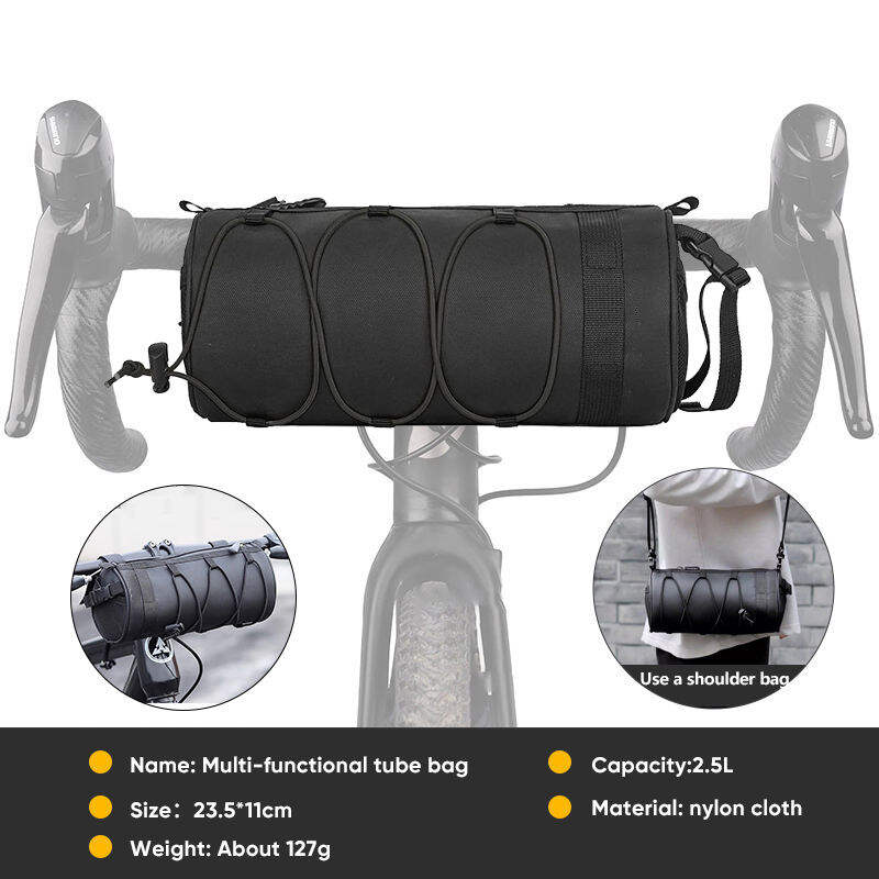 Bicycle handlebar frame bag