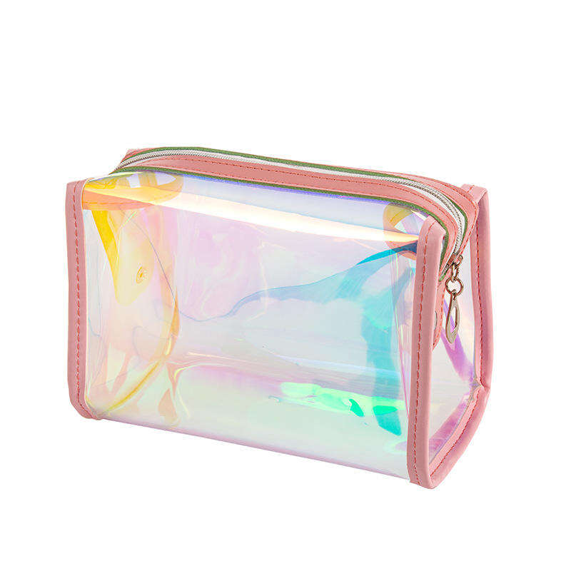 Holographic make up bag