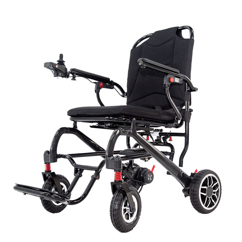 Affordable Semi-Carbon Folding Electric Wheelchair, 145KG Capacity – RZ-EC9003