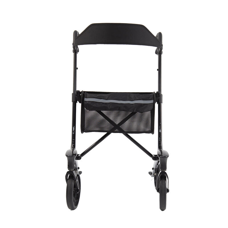 Lightweight Streamlined Carbon Fiber Rollator, 120KG Load, Folding Design – RZ-RC100D