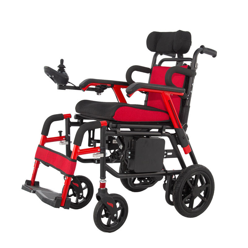 Multi-functional Aluminum Electric Wheelchair for Children with Comfortable Seat – RZ-EA6001C