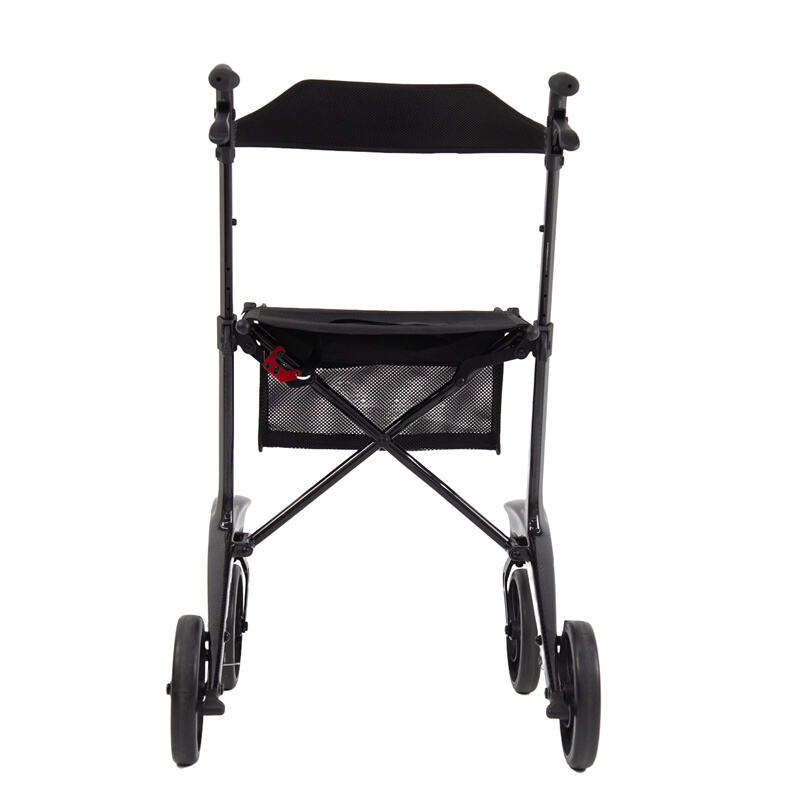 Lightweight Streamlined Carbon Fiber Rollator, 120KG Load, Folding Design – RZ-RC100D