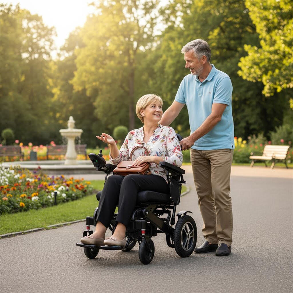 Aluminum Alloy Electric Wheelchair