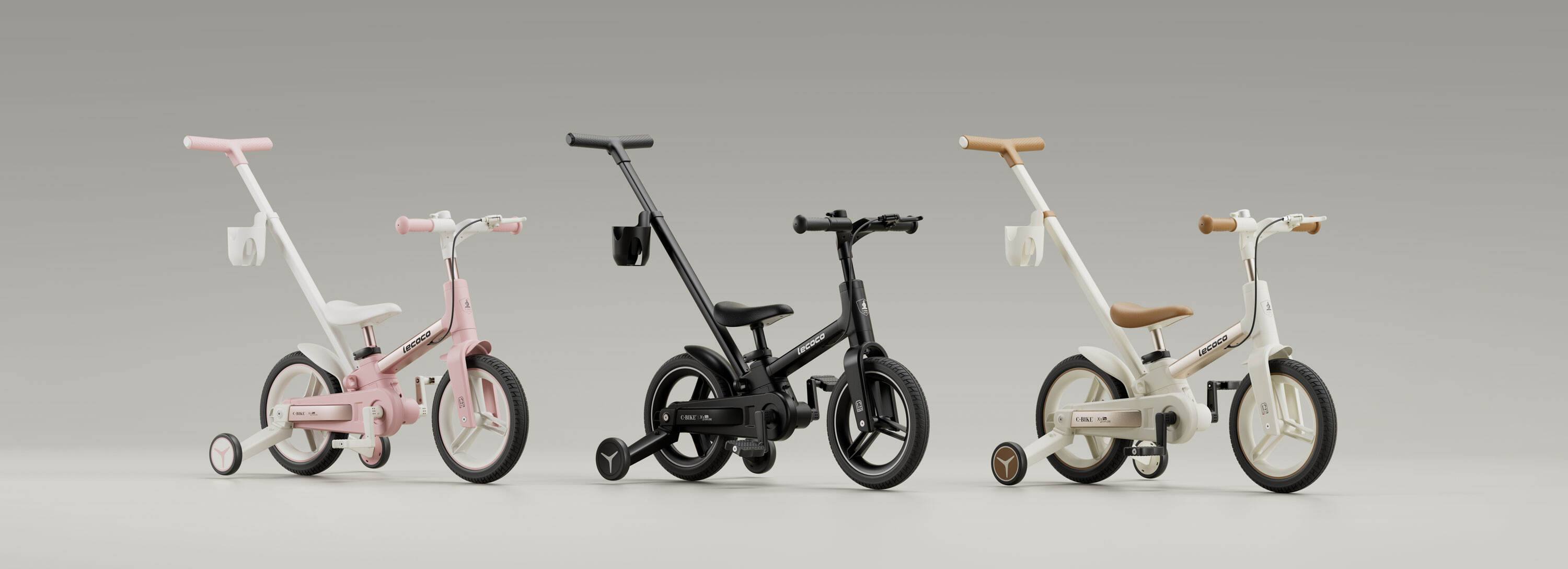 LECOCO C-Bike X3Plus - 5-Stage Belt-Drive Kids' Multi-functional