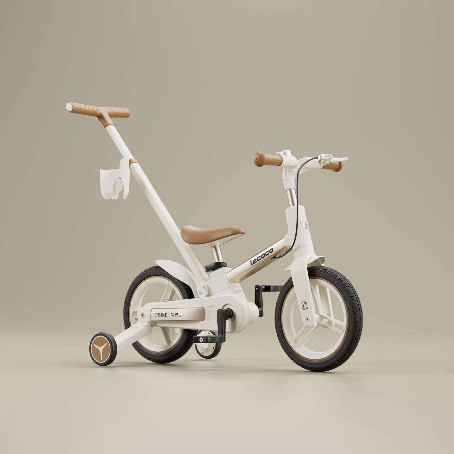 LECOCO C-Bike X3Plus - 5-Stage Belt-Drive Kids' Multi-functional Bicycle