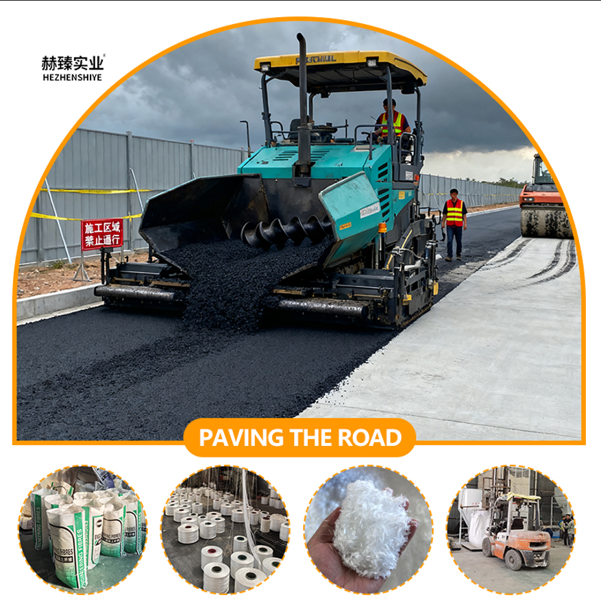 High Grade Polypropylene Short Fiber Factory Direct Supply Road Bridge Project Cement Mortar Anti Crack Anti Aging Fiber