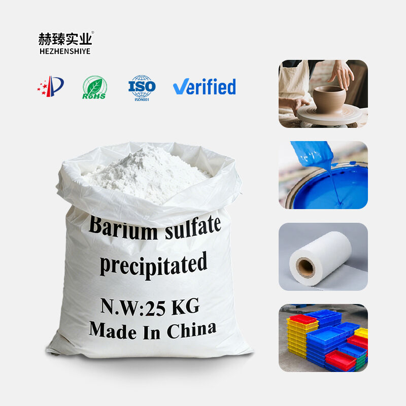 Industrial Grade Precipitated Barium Sulfate Baso4 For Rubber And Composite Materials