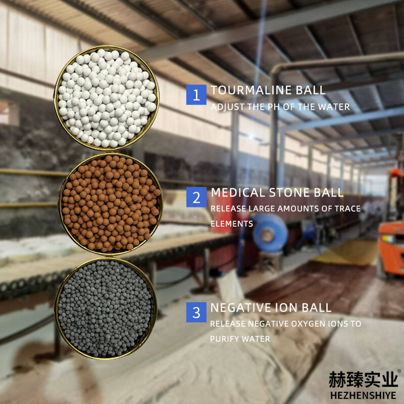 Antibacterial Silver Ion Ceramic Balls Household Water Purification Filter Media Aquarium Antibacterial Mineralization Balls