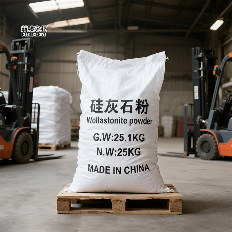 High-Strength Wollastonite Fiber for Biodegradable Plastic & Compostable Packaging