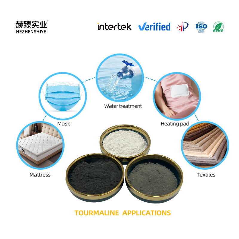 Factory Direct White & Black Tourmaline Powder Non-Metallic Minerals for Water Purification & Air Cleaning