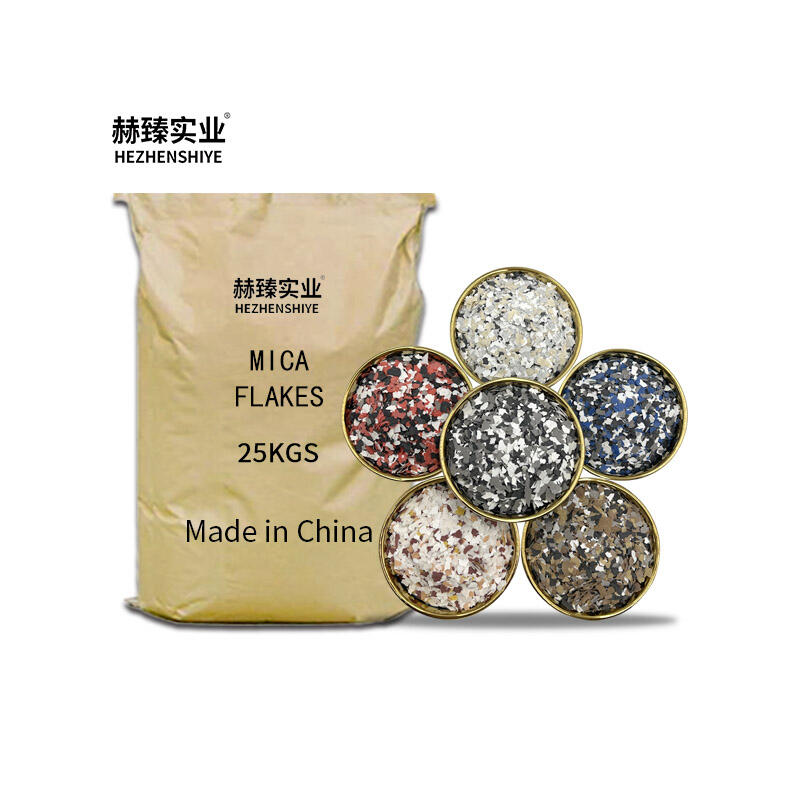 High Wear-Resistant Colored Quartz & Mica Flakes for Concrete Floors