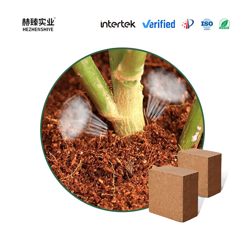 Coco Peat Coir Brick Non-Metallic Mineral Horticultural Compress Block for Plants and Flowers Competitive Price Coir Brick