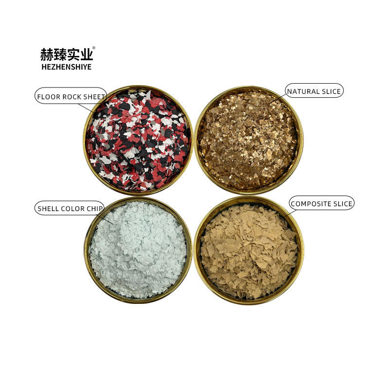 Custom Color Flake Chips for Durable Epoxy Self-Leveling Floors