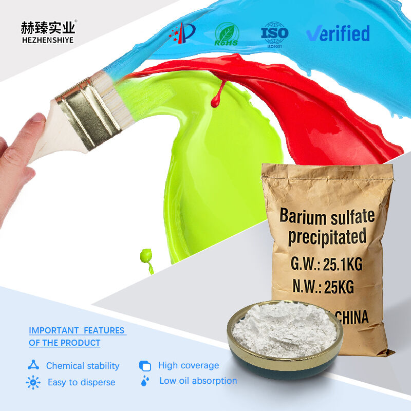 Fine Particle Precipitated Barium Sulfate For Water Based Paint And Powder Coating