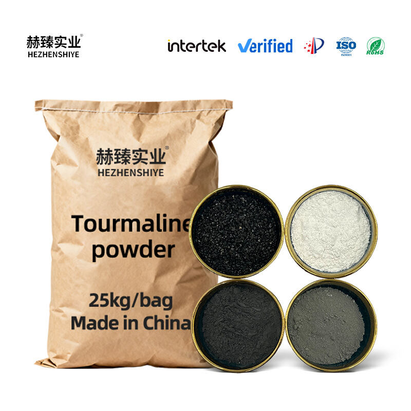 Natural Tourmaline Crystal for Water Mineralization and Purification High Purity Tourmaline Powder for Cosmetic and Skin Care
