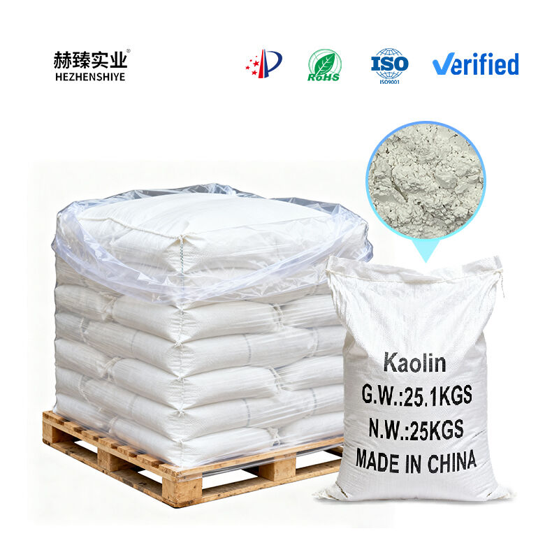 Natural Origin Industrial Grade Kaolin Clay Ultra Fine White Powder 300-6000mesh for Paper Application Raw Material