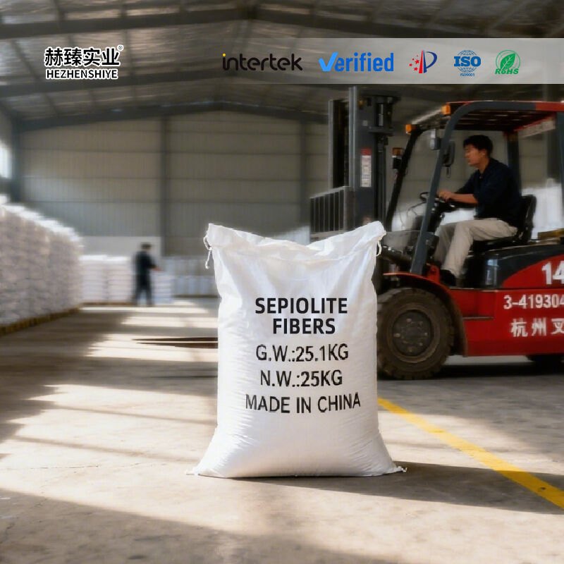 Factory Asbestos Free Sepiolite Fiber Heat Resistant Mineral Fiber for Brake Pads