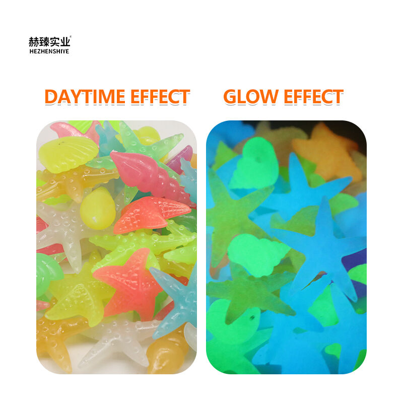 Self-Luminous Ceramic Luminous Stone, Light-Charging Resin Glow Pebbles for Garden, Aquarium Fish Tank, Architectural Decorative Luminous Aggregate