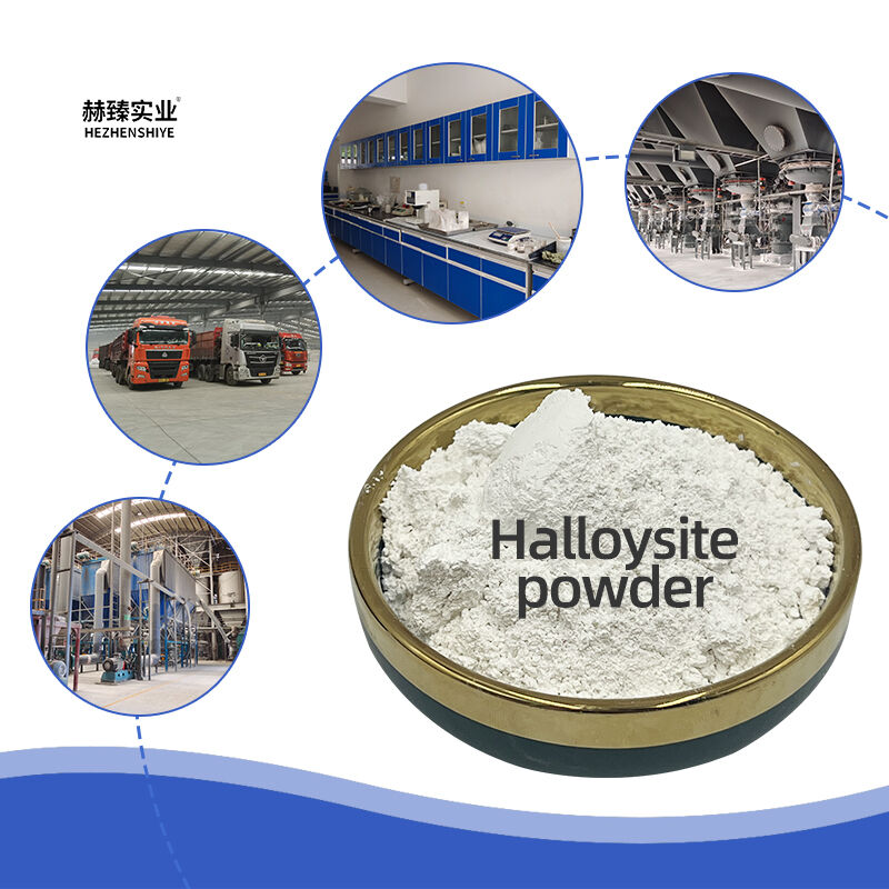 High Whiteness Halloysite Powder For Ceramic Rubber Plastic Coating Paper Making Industrial Grade Halloysite Powder With Excellent Dispersion